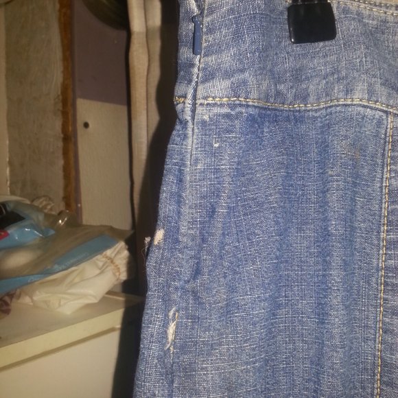 Calvin Klein Wide Leg Jeans w/ Tassel belt - Picture 4 of 8